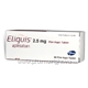 Eliquis (Apixaban) 2.5mg (Sourced from Turkey)