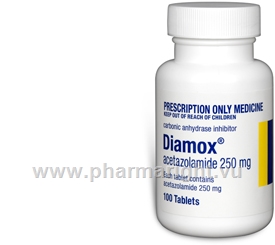 Diamox 250mg 100 Tablets/Pack