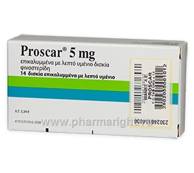 Proscar (Finasteride 5mg) 14 Tablets/Pack