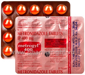 Metrogyl (Metronidazole 400mg) 20 Tablets