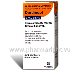 Dortimopt 5ml (Dorzolamide/Timolol 2%/0.5%) Eye Drops