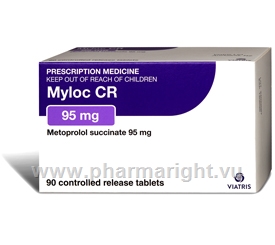 Myloc CR 95mg (Metoprolol Succinate 95mg) Tablets