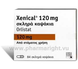 Xenical (Orlistat 120mg) 84 Capsules/pack