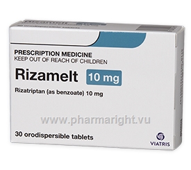 Rizamelt (Rizatriptan 10mg) 30 Tablets/Pack