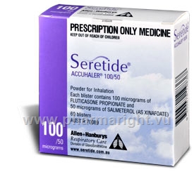 Seretide 100-50 Accuhaler 60 Blisters/Pack