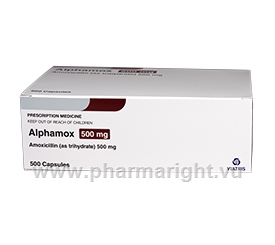 Alphamox (Amoxicillin 500mg) 500 Capsules/Pack