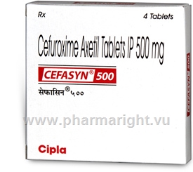 Cefasyn (Cefuroxime Axetil 500mg) 4 Tablets/Pack