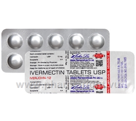 Iverjohn-12 (Ivermectin 12mg) 10 Tablets/Strip